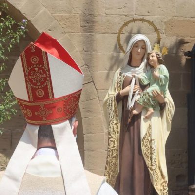 Novena a la Virgen del Carmen en las comunidades carmelitas de Huesca