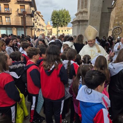 Los colegios de las Anas de la diócesis de Tarazona han celebrado hoy su Jubileo con un gran día de convivencia