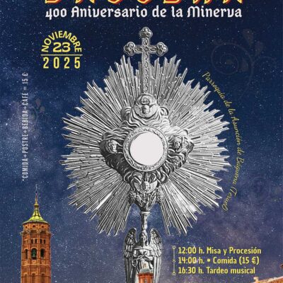 La Cofradía del Santísimo Sacramento de Báguena celebra su 400 aniversario en la festividad de Cristo Rey
