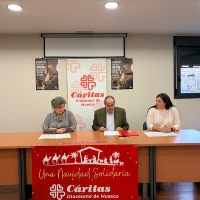Cáritas Huesca celebra su Navidad Solidaria centrada en la vivienda