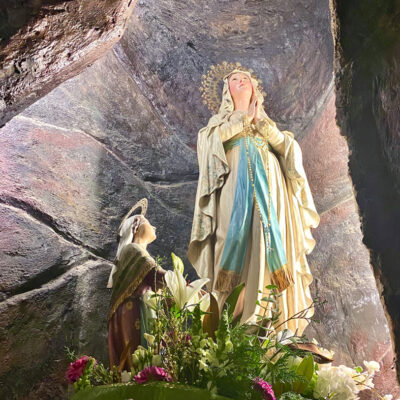 Centenario de la capilla de la Virgen de Lourdes en la basílica de san Lorenzo de Huesca