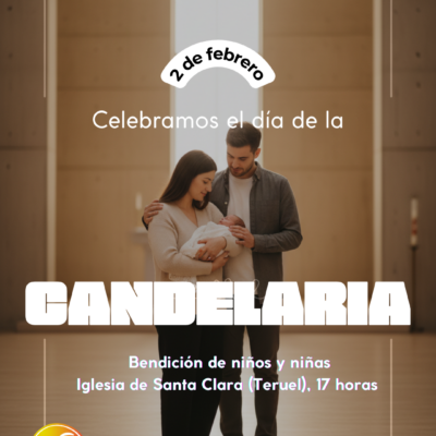 La Acción Católica General de Teruel celebrará la Candelaria con la bendición de los niños nacidos en el último año