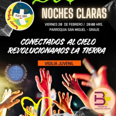 Las “Noches Claras” llegan a Graus bajo el lema «Conectados al cielo, revolucionamos la tierra»