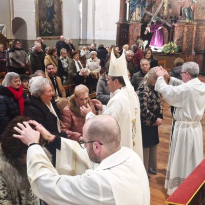 Celebración de la Unción de Enfermos en Calatayud