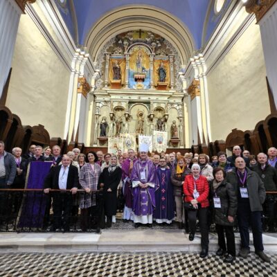 Alcolea de Cinca acogió el XX Encuentro Diocesano de Cofradías de Barbastro-Monzón