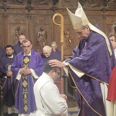 Reynaldo Jesús Cárdenas Irías ya es diácono de la diócesis de Huesca