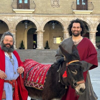 Monzón apuesta por la tradición viviente para recrear la entrada de Jesús en Jerusalén