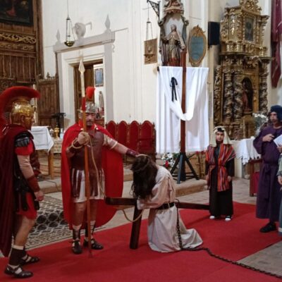 Representación del Viacrucis Cuaresmal en Torrehermosa