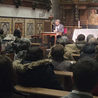 El obispo de Tarazona llama a recuperar la conciencia de pecado y el valor de la confesión en el retiro de Cuaresma