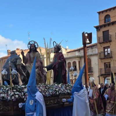 Tarazona inicia la Semana Santa con la bendición de los ramos y la procesión de la Entrada de Jesús en Jerusalén