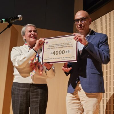 El concierto de Semana Santa de Barbastro recauda 4.000 euros para Manos Unidas