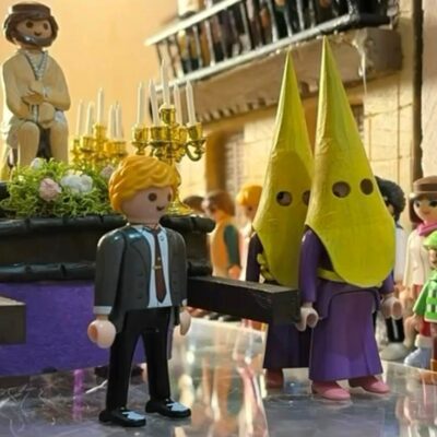 El Calvario en miniatura: La fe de Alfántega cabe en un móvil