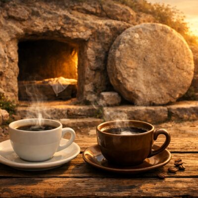 María Magdalena corrió hacia el sepulcro