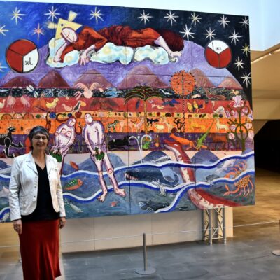 El Museo Diocesano de Barbastro-Monzón expone «ECOS», una mirada contemporánea a la pintura sacra de Lina Valero