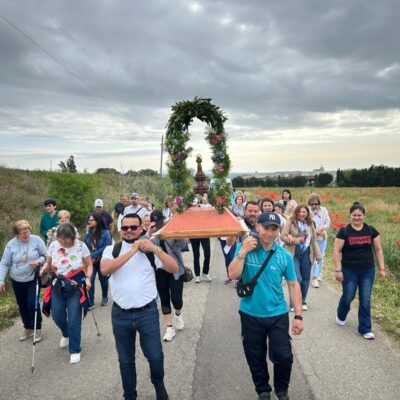 Binéfar se mantiene fiel a la promesa tricentenaria que le hizo a su patrona, a Virgen del Romeral