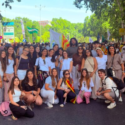 Barbastro-Monzón vibra con la visita del papa León XIV en Madrid