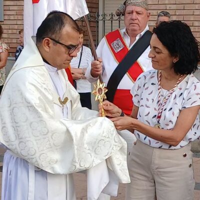 La reliquia de San Ramón peregrina por el arciprestazgo del Somontano en una extensa itinerancia de fe