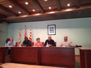 Presentación del libro de Don Vicente Altaba en Mosqueruela