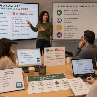 La Delegación de Enseñanza organiza un curso sobre inteligencia artificial aplicada a la clase de Religión