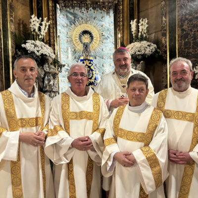 La Archidiócesis de Zaragoza acoge la ordenación de cuatro nuevos diáconos permanentes