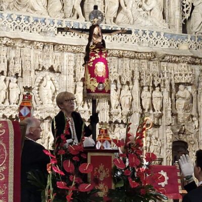 Huesca celebra con devoción la fiesta del santo Cristo de los Milagros