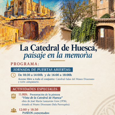 Huesca celebra el Día de las Catedrales el lunes 19 de octubre