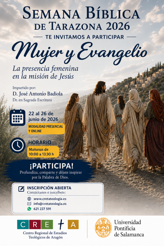 CARTEL I SEMANA BÍBLICA TARAZONA JUNIO 2026